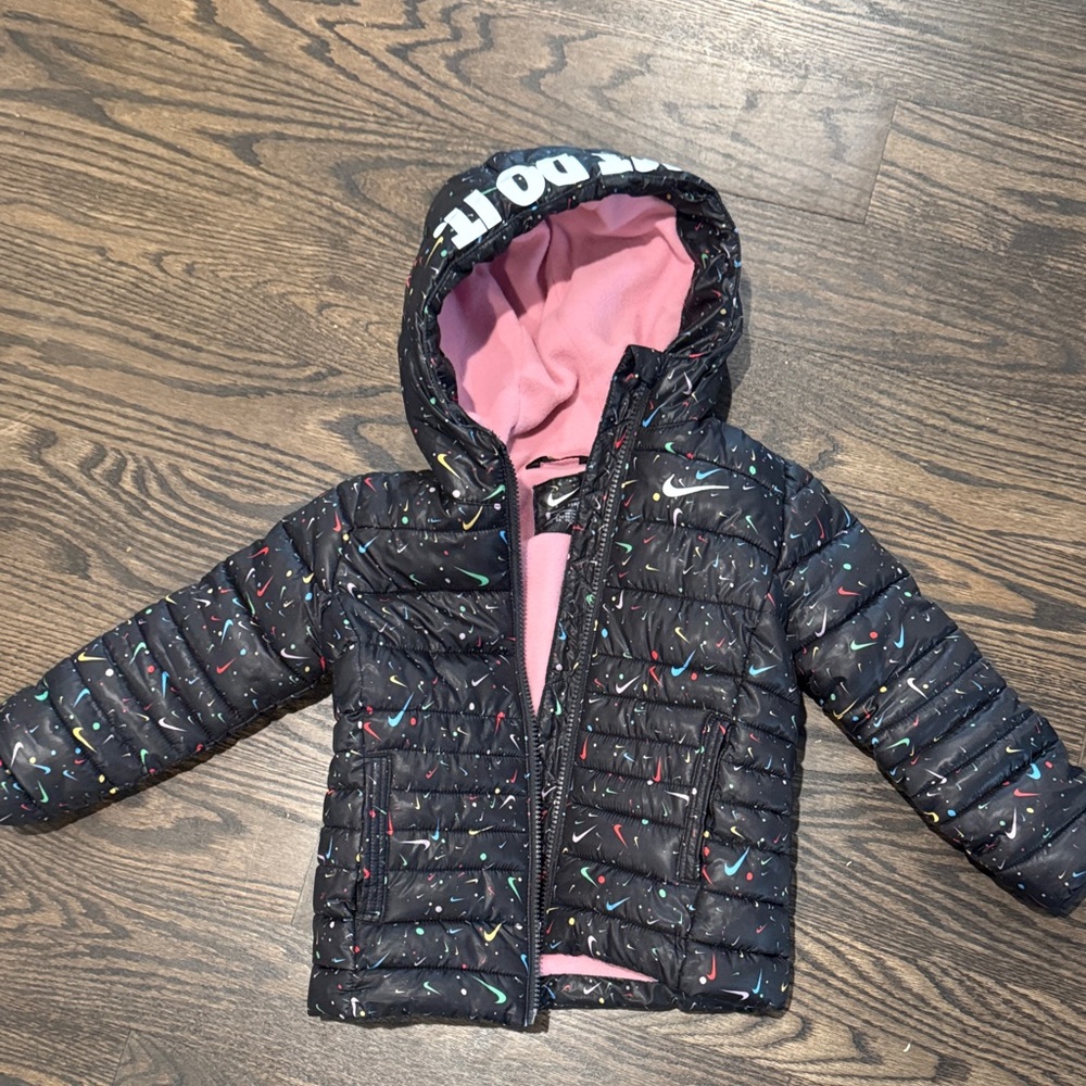 Nike Kids Multicolor Speckled Puffer Jacket